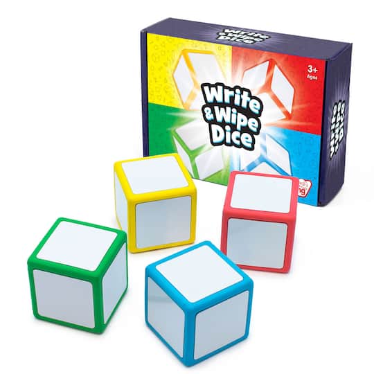 Junior Learning® Write & Wipe Dice | Michaels®